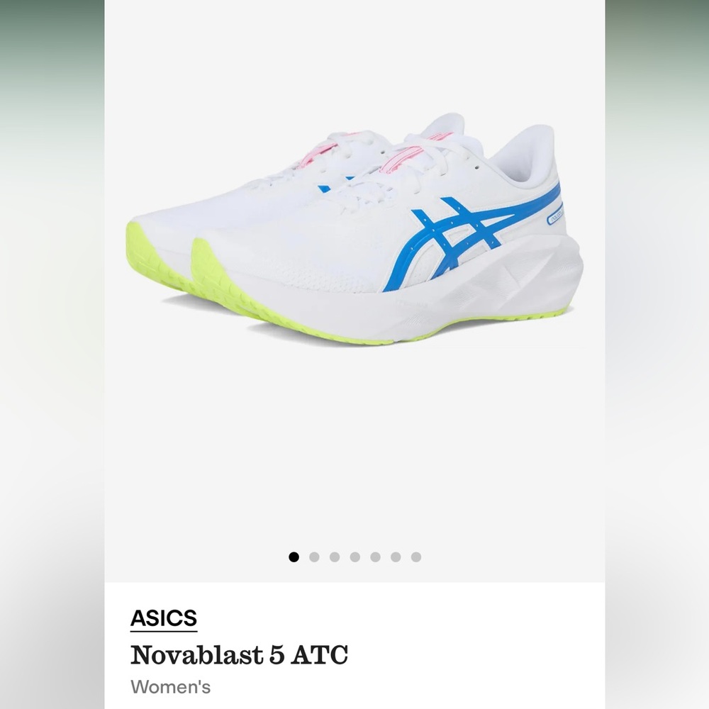 ASICS Novablast 5. Size 8.5. Never been worn.